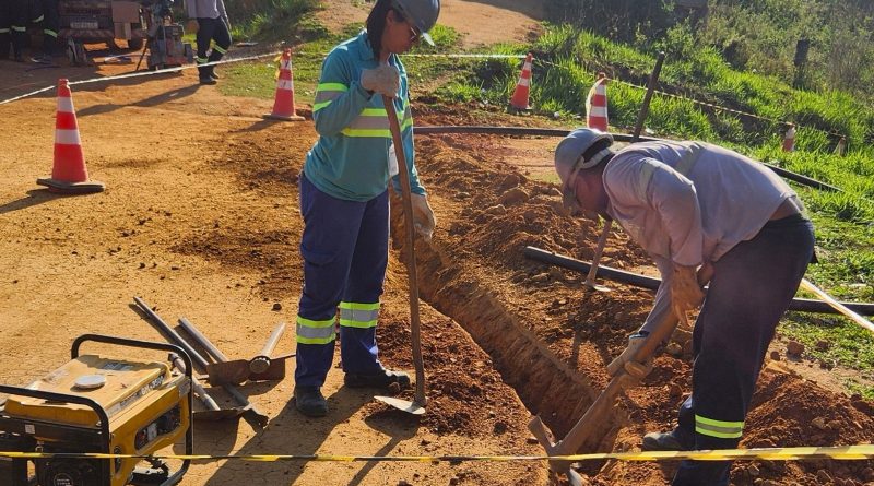 Novas redes de abastecimento em Cabuçu, em Nova Iguaçu, trazem mais tranquilidade no dia a dia da população