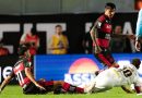 Flamengo sai na frente, mas sofre dois de Neymar e empata com Santos