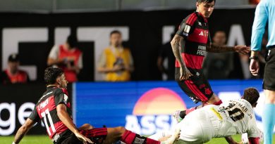 Flamengo sai na frente, mas sofre dois de Neymar e empata com Santos