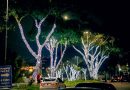 Clima natalino começa a tomar conta de Volta Redonda com instalação de iluminação especial