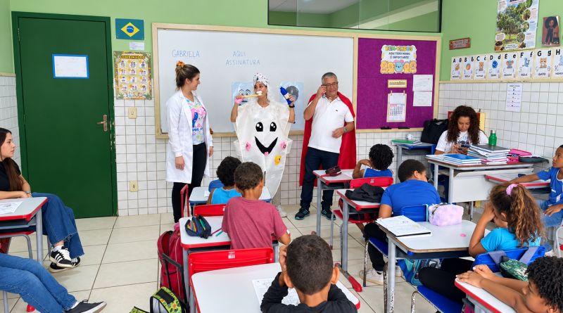 São Pedro da Aldeia: ESF Vinhateiro leva ações do Programa Saúde na Escola à E. M. Jardim Primavera