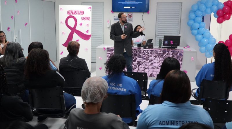 São Gonçalo: Ciesg promove palestra e oferta de serviços a funcionárias no Outubro Rosa