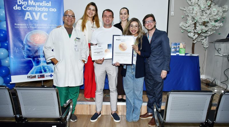 Hospital Geral de Nova Iguaçu conquista prêmio internacional por excelência no atendimento a pacientes com AVC
