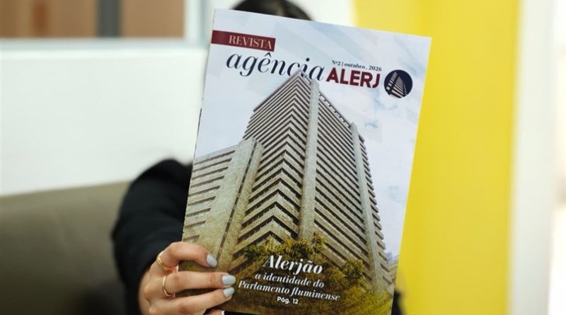 Edição de outubro da revista agência ALERJ destaca história do edifício Lúcio Costa, sede do parlamento fluminense