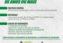 Secretaria de Saúde imuniza idosos a partir de 85 anos com a vacina Pneumo 20 em Teresópolis
