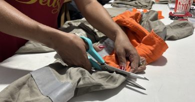  Uniformes da Light ganham nova vida nas mãos de mulheres de Mesquita