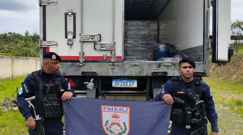 Carga de carne avaliada em R$ 900 mil é recuperada na Baixada